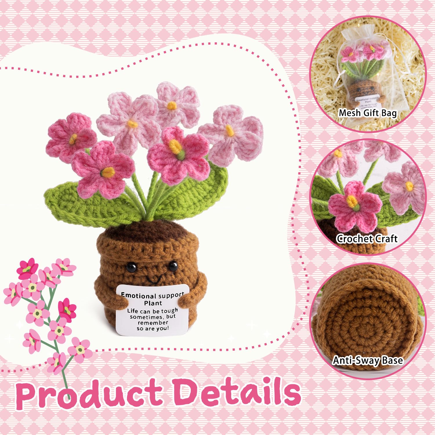 MS ZHENQIAO gift mesh bag packaging enhances presentation.
