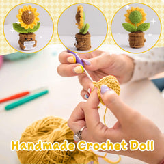 MS ZHENQIAO quirky sunflower crochet design sparks conversation