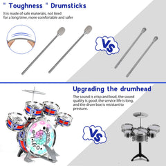 M SANMERSEN kids drum set stool, stable seating for drumming