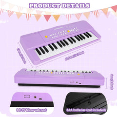 M SANMERSEN toy piano purple packaging showcases gift-ready presentation
