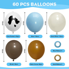 Msiveavz blue balloons add bright color to the party