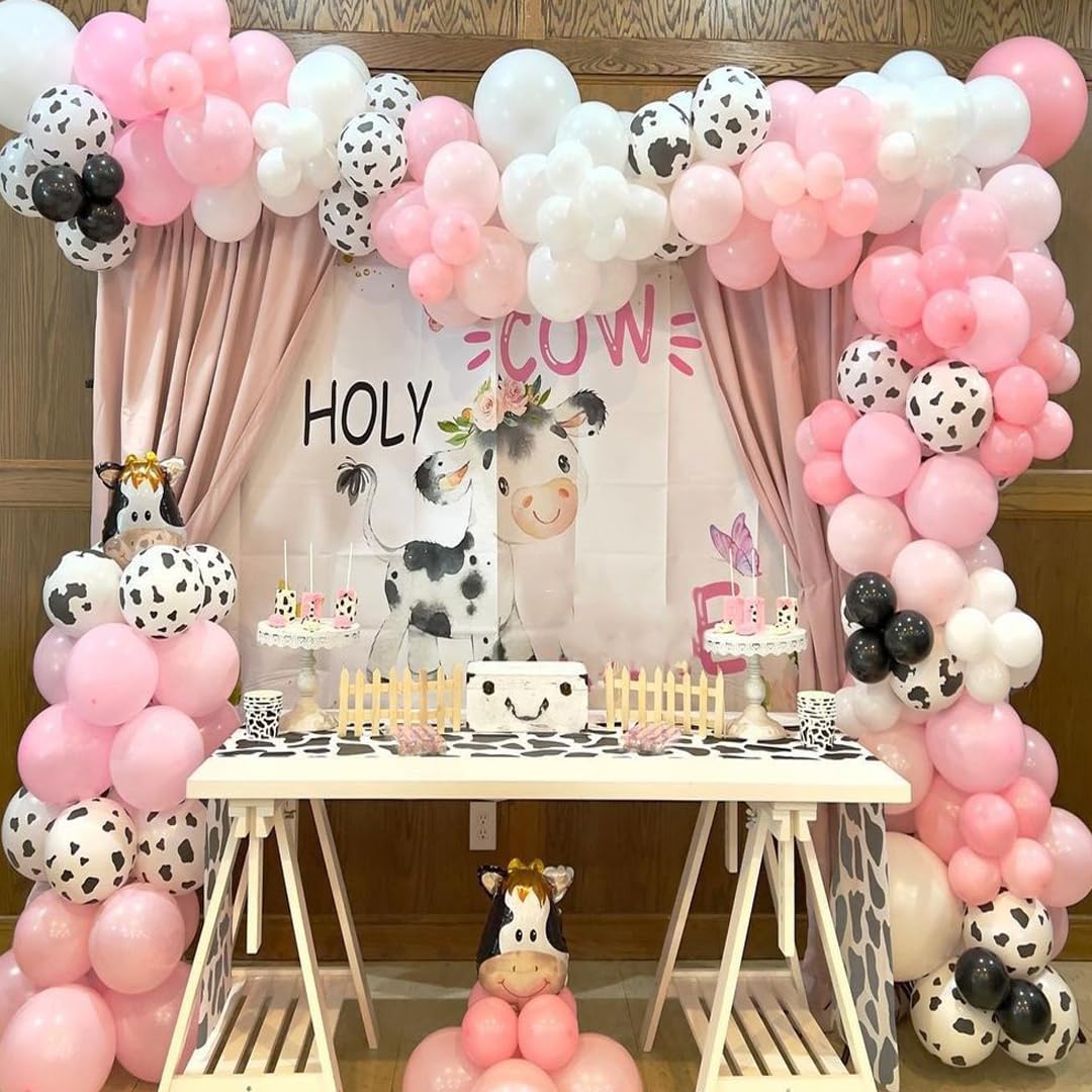 Msiveavz small cow-print latex balloons to enhance balloon garlands