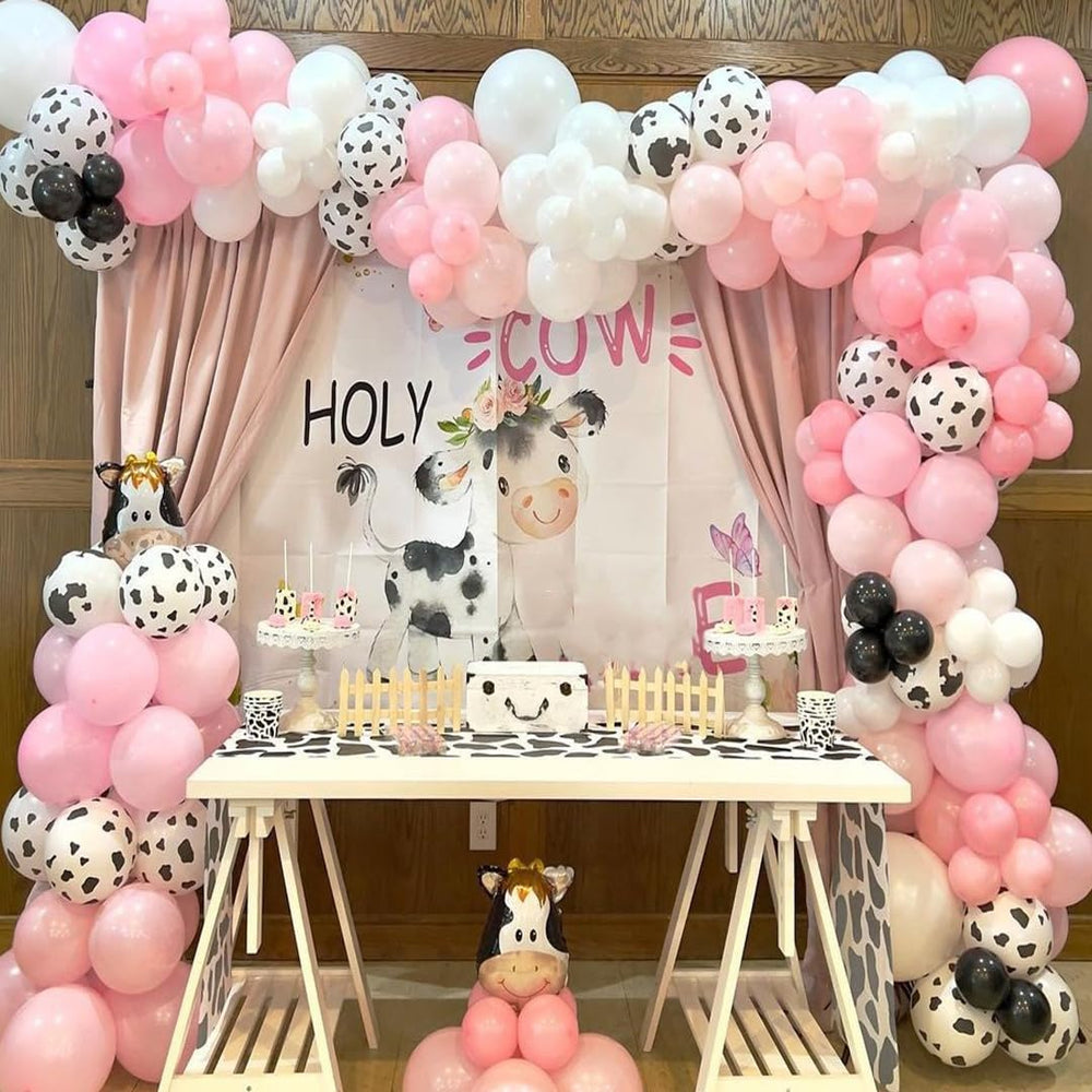 Msiveavz small cow-print latex balloons to enhance balloon garlands