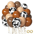 Msiveavz cow print balloons 60pcs 12in add rustic party decor