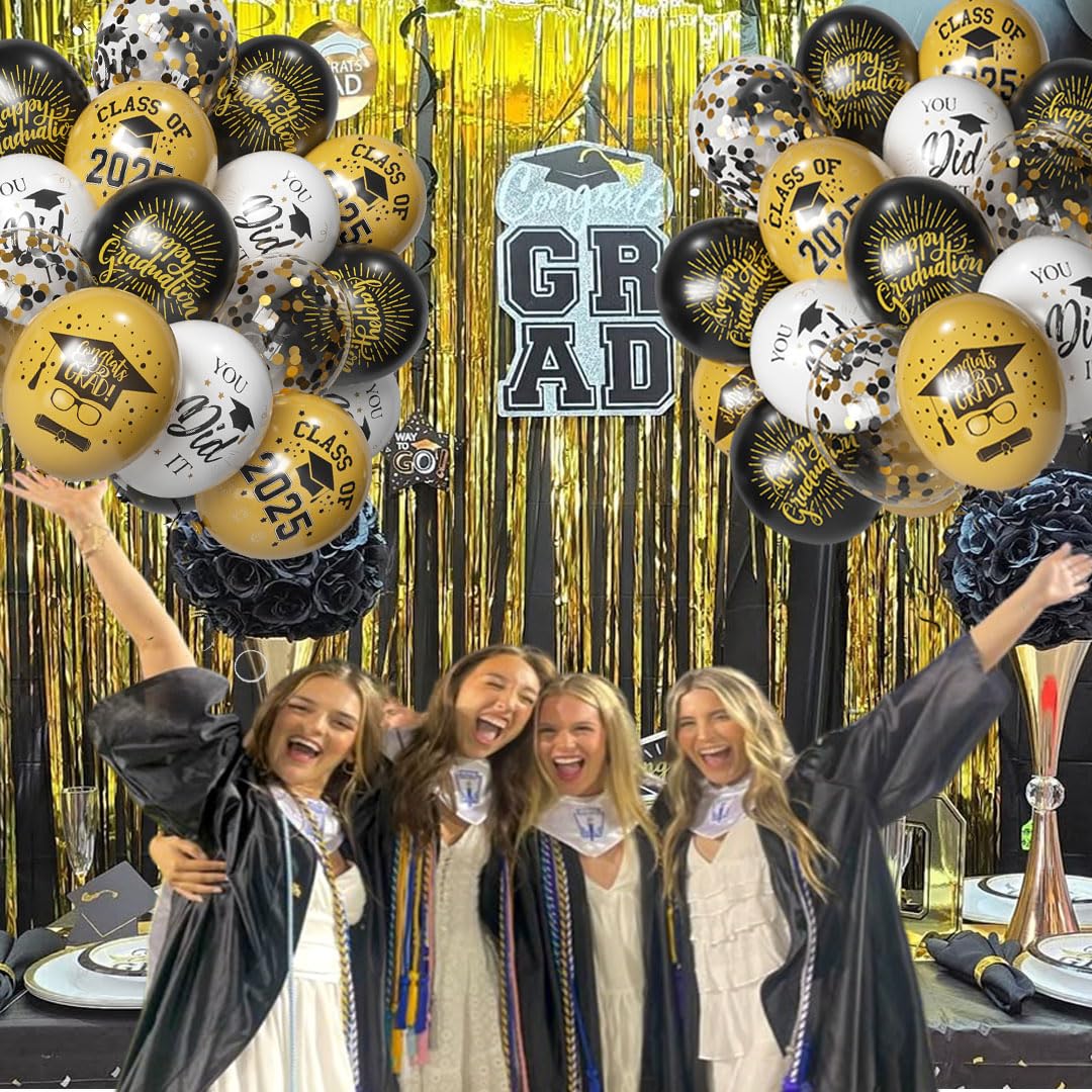 Msiveavz graduation decor pack for a polished class of 2025 party