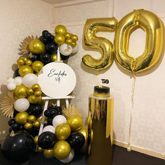Msiveavz latex balloon setup for quick and stylish decorating.