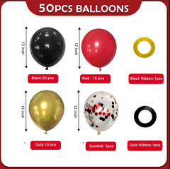 Msiveavz red balloons 12 inch ideal for romantic or festive table décor.