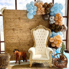 Msiveavz sand white balloons for rustic elegance