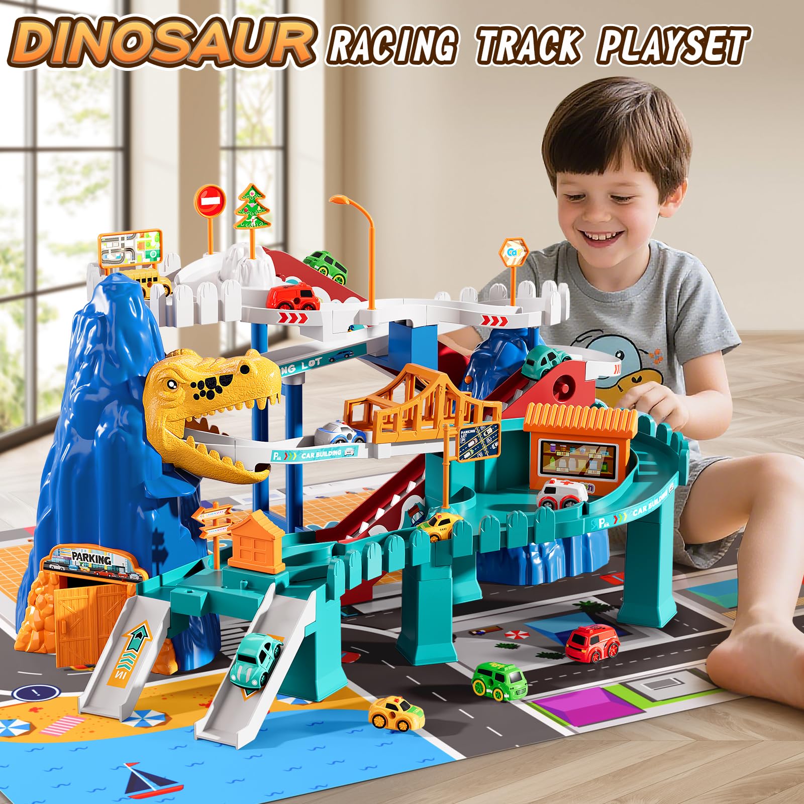 MSKOLER map and stickers spark imaginative setup and exploration for kids.