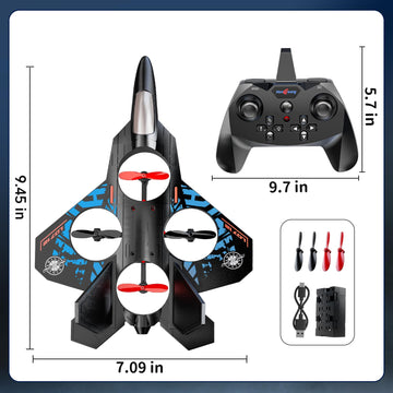 MSKOLER foam airplane with durable foam construction withstands practice.