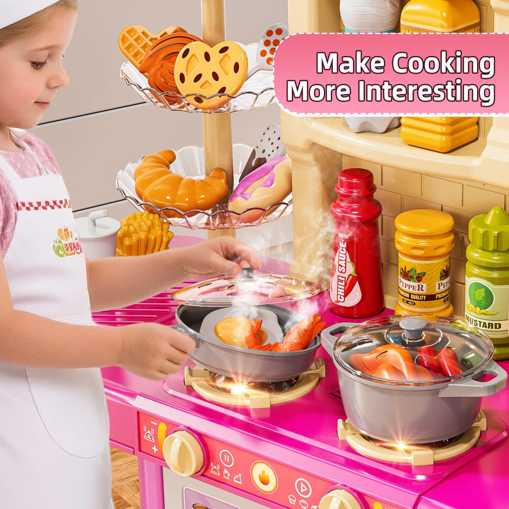 MSKOLER stove with light and sound enhances pretend cooking