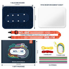 MSLANE Sensory Activity Board gift packaging highlights ready-to-gift presentation
