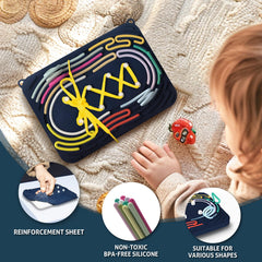 MSLANE Sensory Activity Board PVC support plate ensuring durable, stable play