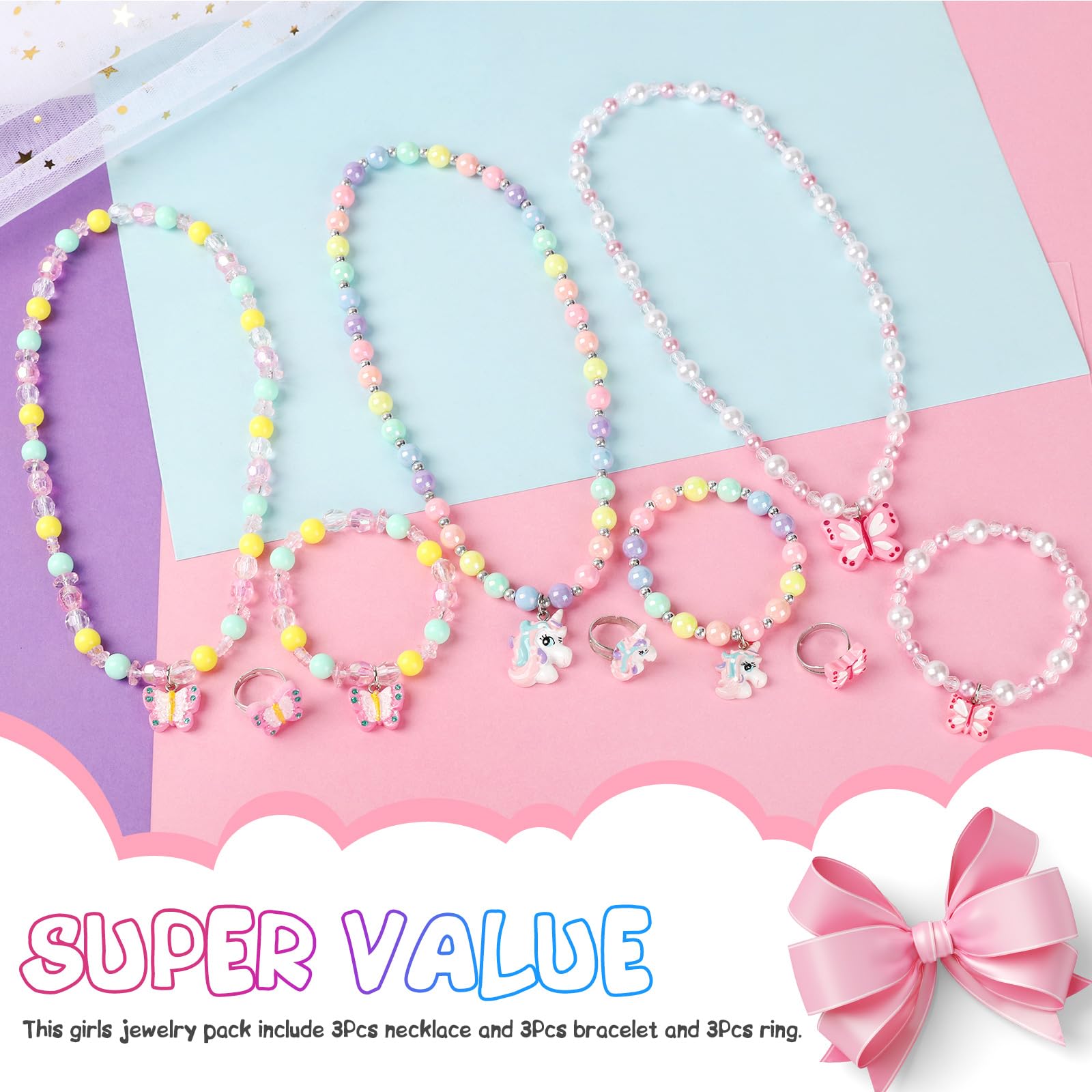 Msnailfly princess bracelet in colorful styles to match every outfit