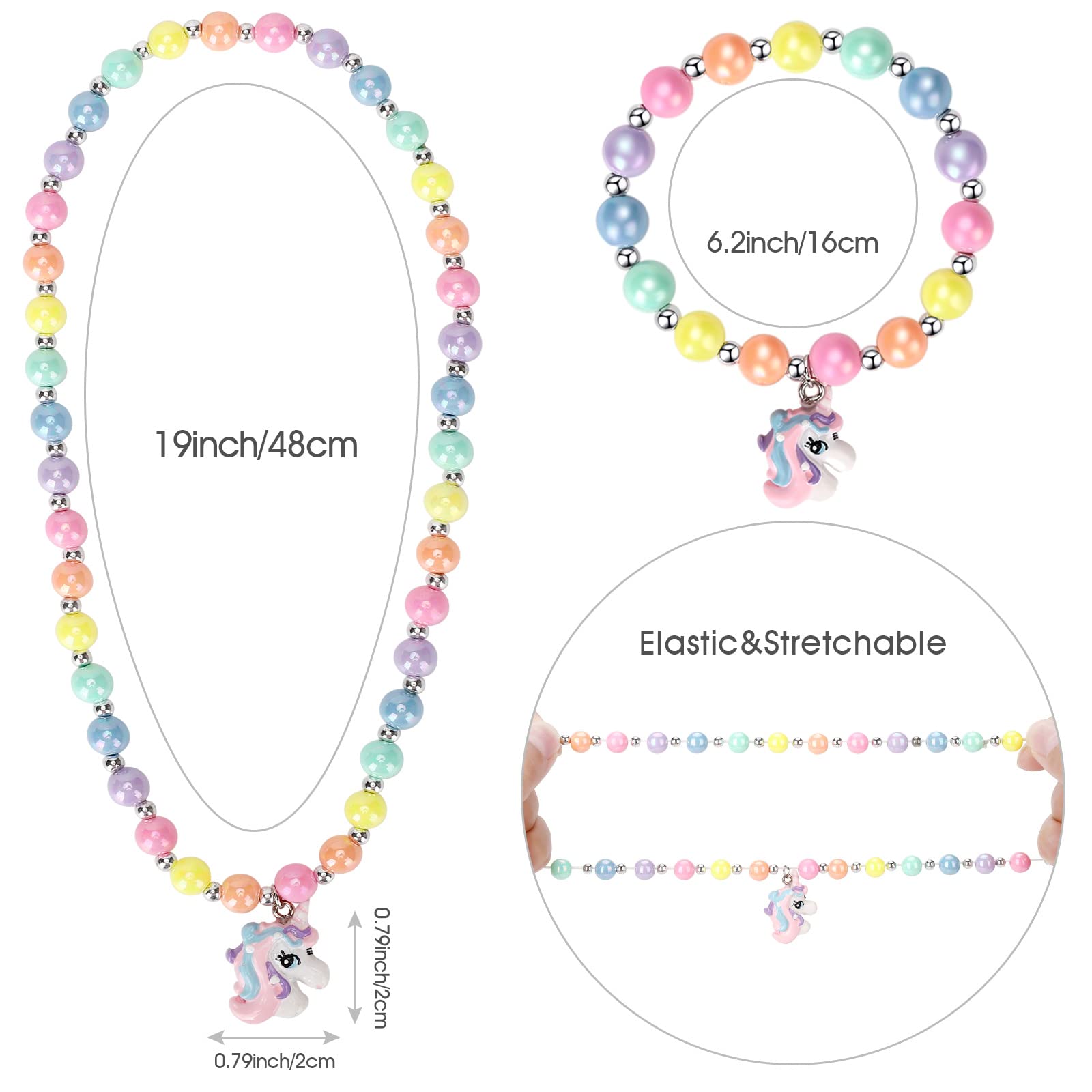 Msnailfly stretch-fit jewelry designed for easy wear by children