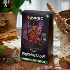 Magic: The Gathering Bloomburrow Collector Booster sample pack with rare and foil cards.