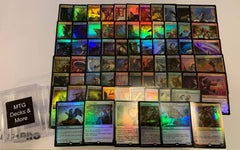MTG Decks & More foil collection: 70 cards in a hard box for quick deck upgrades.