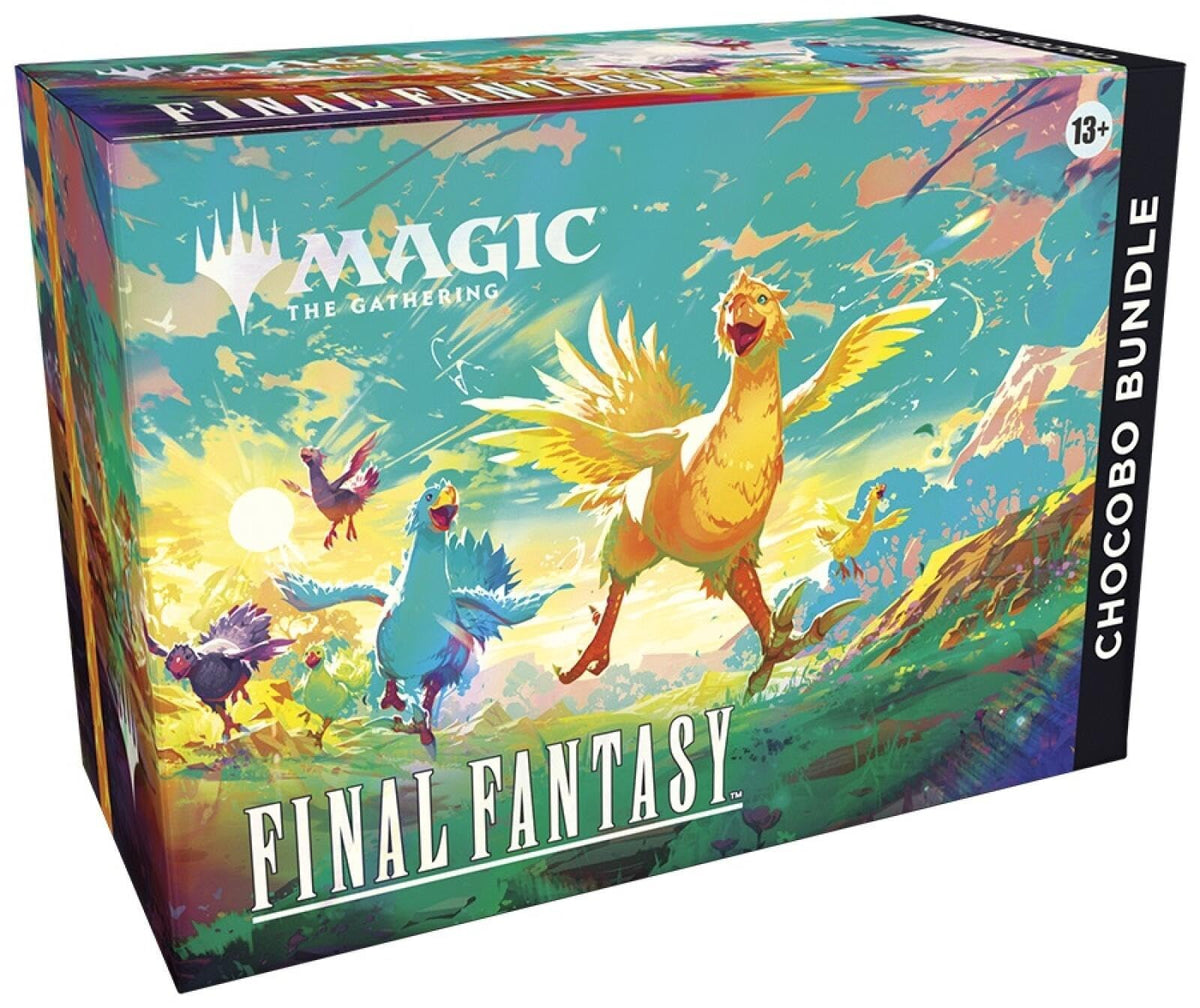 Magic: The Gathering Final Fantasy bundle overview with chocobo booster for extended gameplay