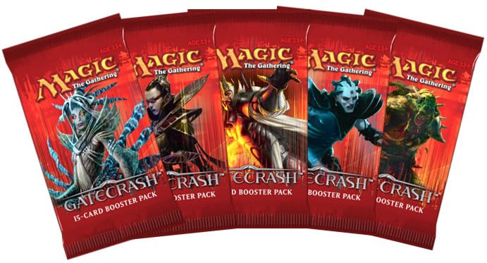 Wizards of the Coast MTG Gatecrash artwork showing multicolor guilds for Ravnica fans