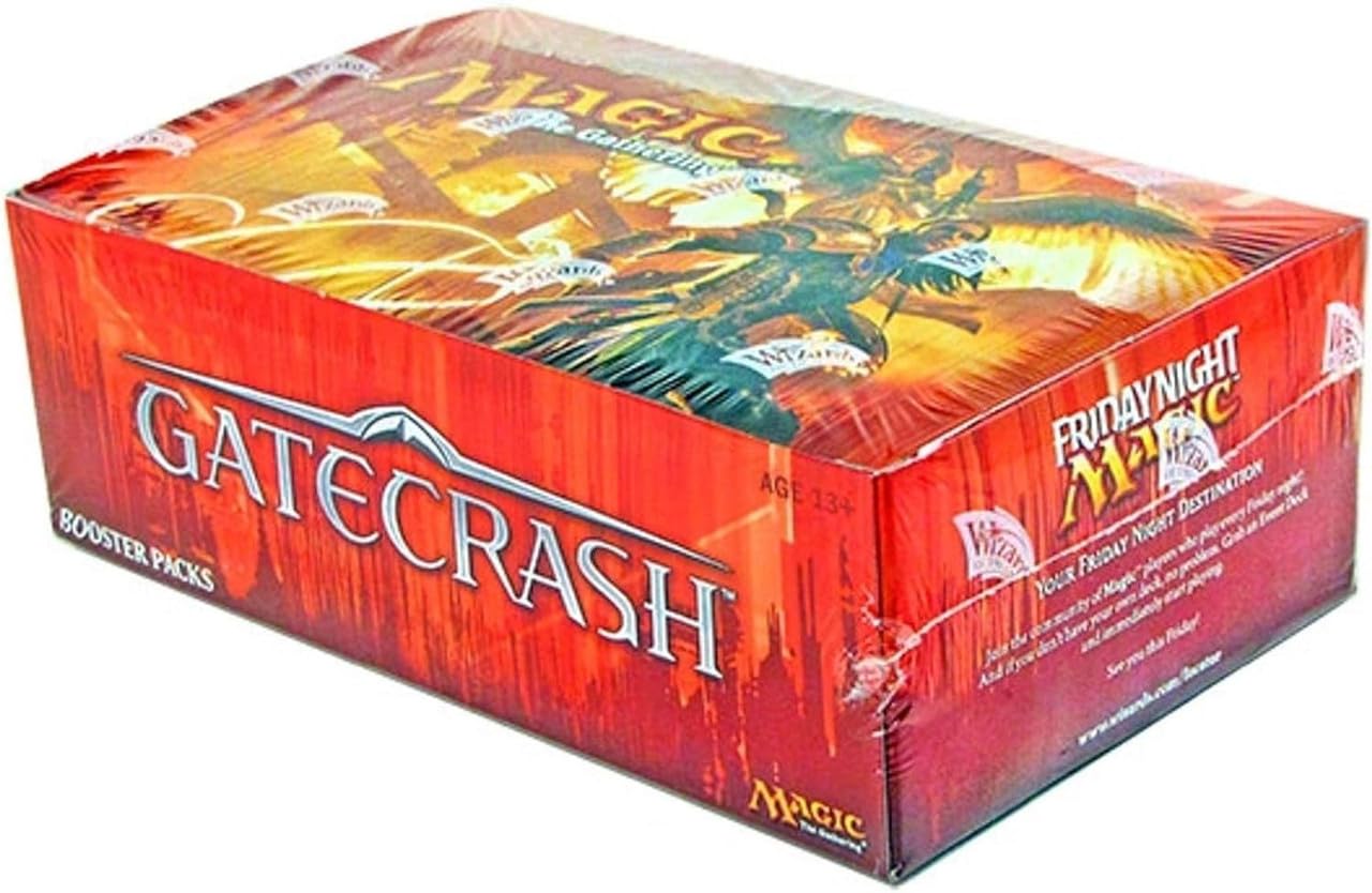 Wizards of the Coast MTG Gatecrash booster packs array, perfect for sealed or draft play