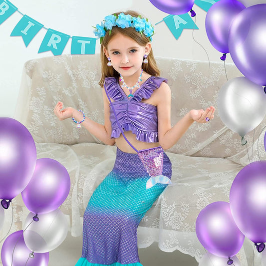 MTGOCHA mermaid necklace sparkling centerpiece for creative outfits