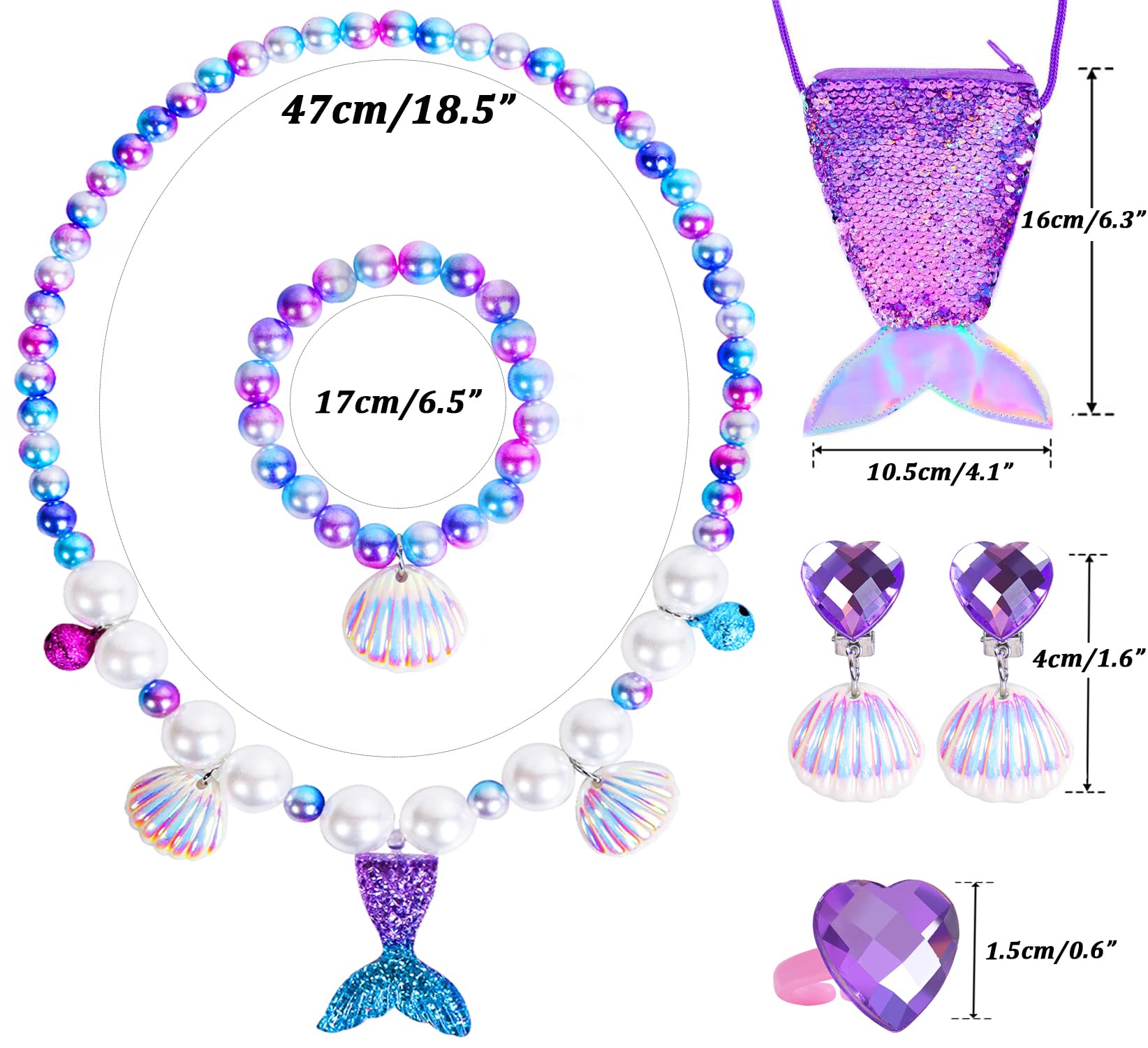 MTGOCHA mermaid set packaging keeps accessories organized