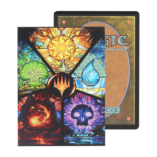 MTGPRO card sleeves 100ct matte back protect cards with full opacity during play
