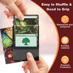 MTGPRO card sleeves protect cards from wear, dust, and moisture during daily play