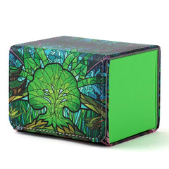 MTGPRO deck box with PU leather waterproof cover protects cards on the go