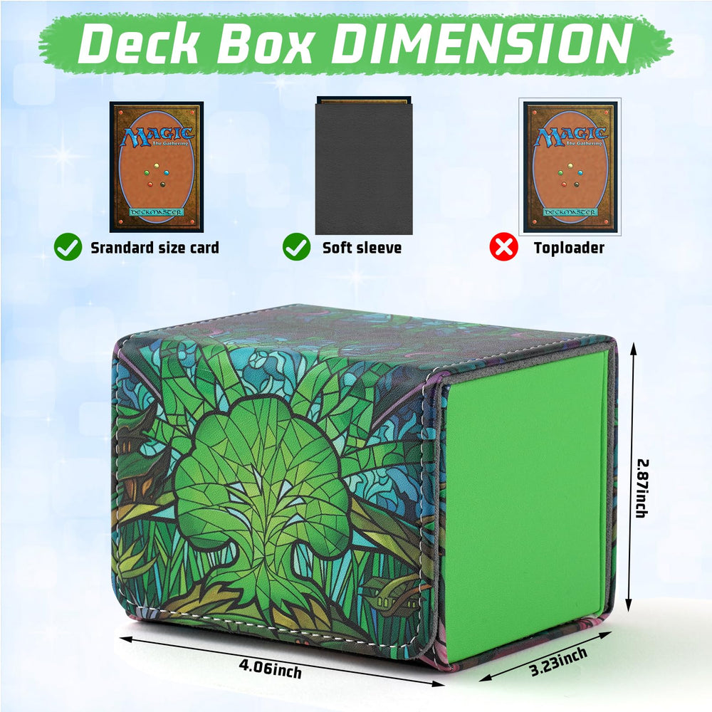 MTGPRO deck box with soft fiber inner cushions cards against scratches