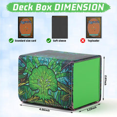 MTGPRO deck box with soft fiber inner cushions cards against scratches