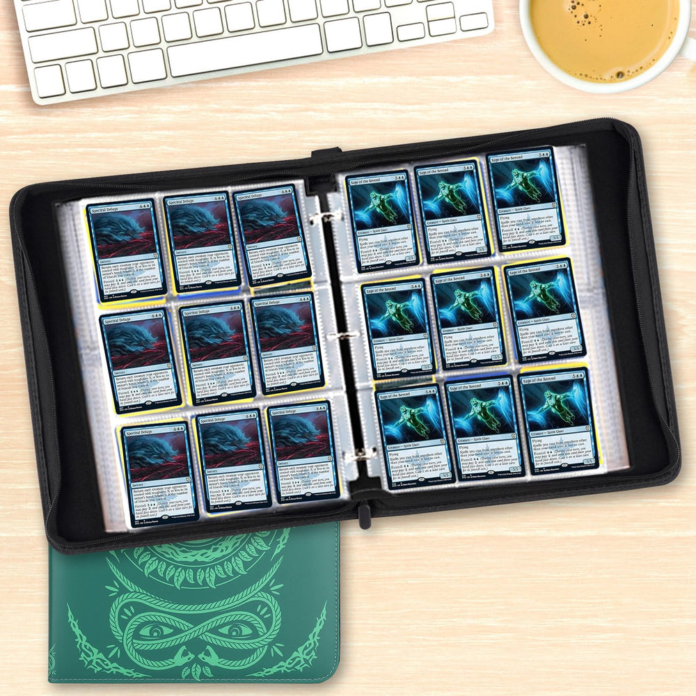 MTGPRO durable handle strap makes carrying your collection easy.