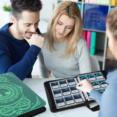 MTGPRO binder supports MTG, Yu-Gi-Oh, and other card games.