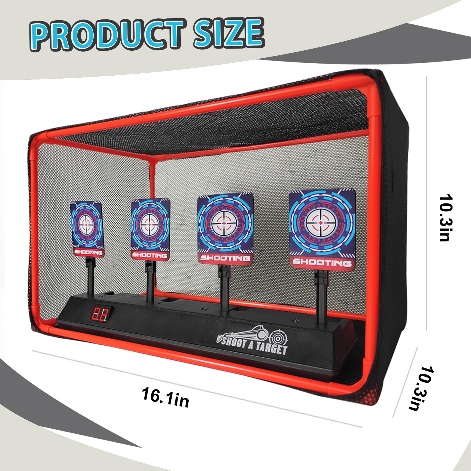 MTISGREAT target net assembly showing quick rebound after impact.
