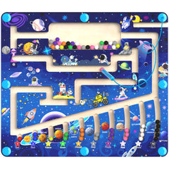 MTYOKILN magnetic color and number maze cover image showing the wooden board.