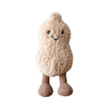 MUALML cute peanut plush toy, 6-inch, soft and cuddly for kids' play.