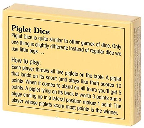 Muba Piglet dice travel-friendly design ideal for trips and parties.