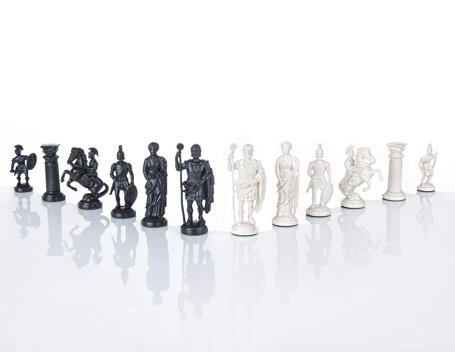 Muba Roman Legion felted base pieces on board offer smooth glide.