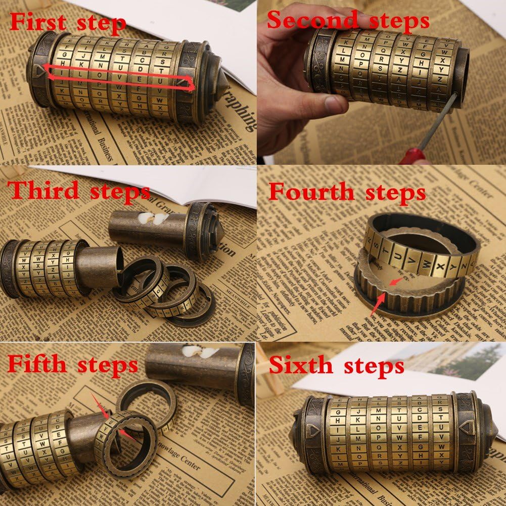 Muchengift Da Vinci Code Mini Cryptex gift-ready packaging suitable for anniversaries.