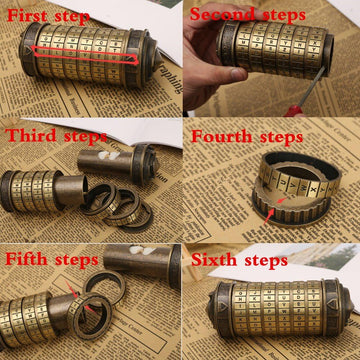 Muchengift Da Vinci Code Mini Cryptex gift-ready packaging suitable for anniversaries.