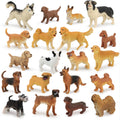 Muchfun dog figures collection for cake toppers and decorations.
