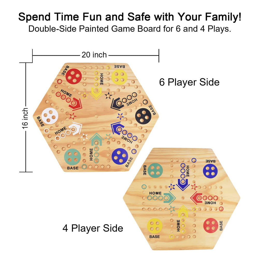 Eight dice included for quick setup and varied turns.