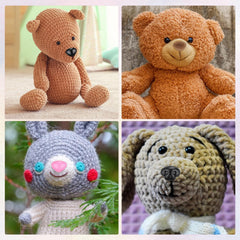 MUCUNNIA noses used for Christmas themed plush projects