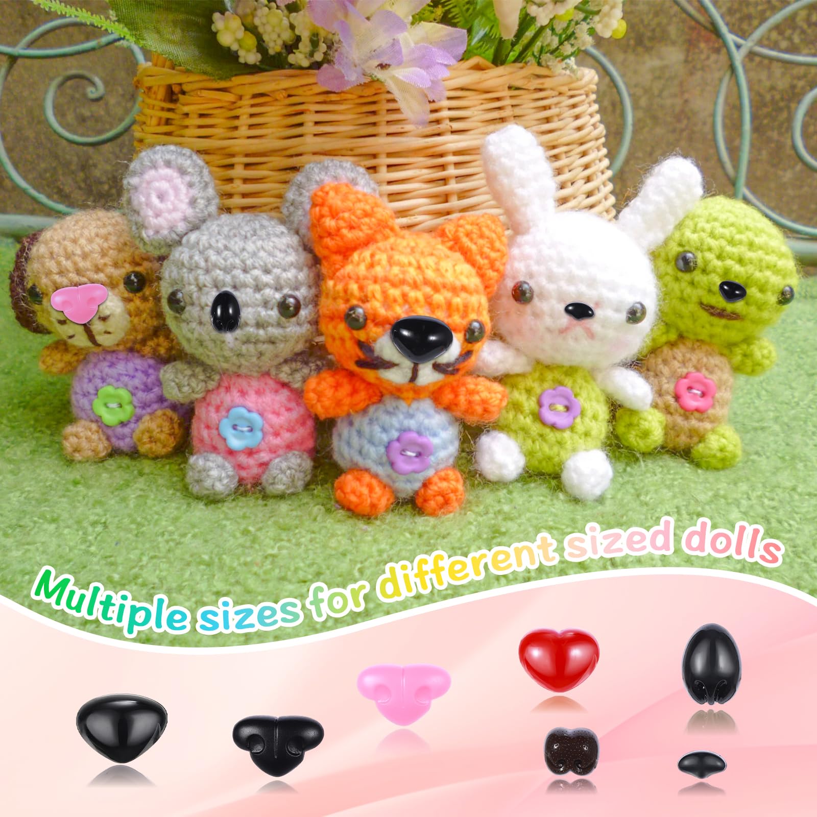 MUCUNNIA heart nose creates friendly expressions and secure mounting