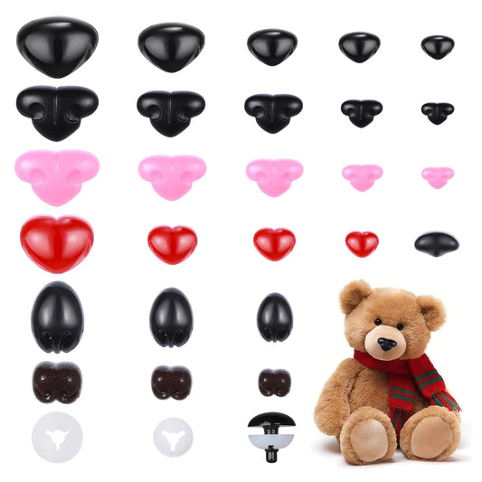 MUCUNNIA triangle nose for amigurumi with secure attachment