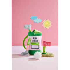 Mud Pie Pink Golf Plush Set plush putter to encourage motor skills.