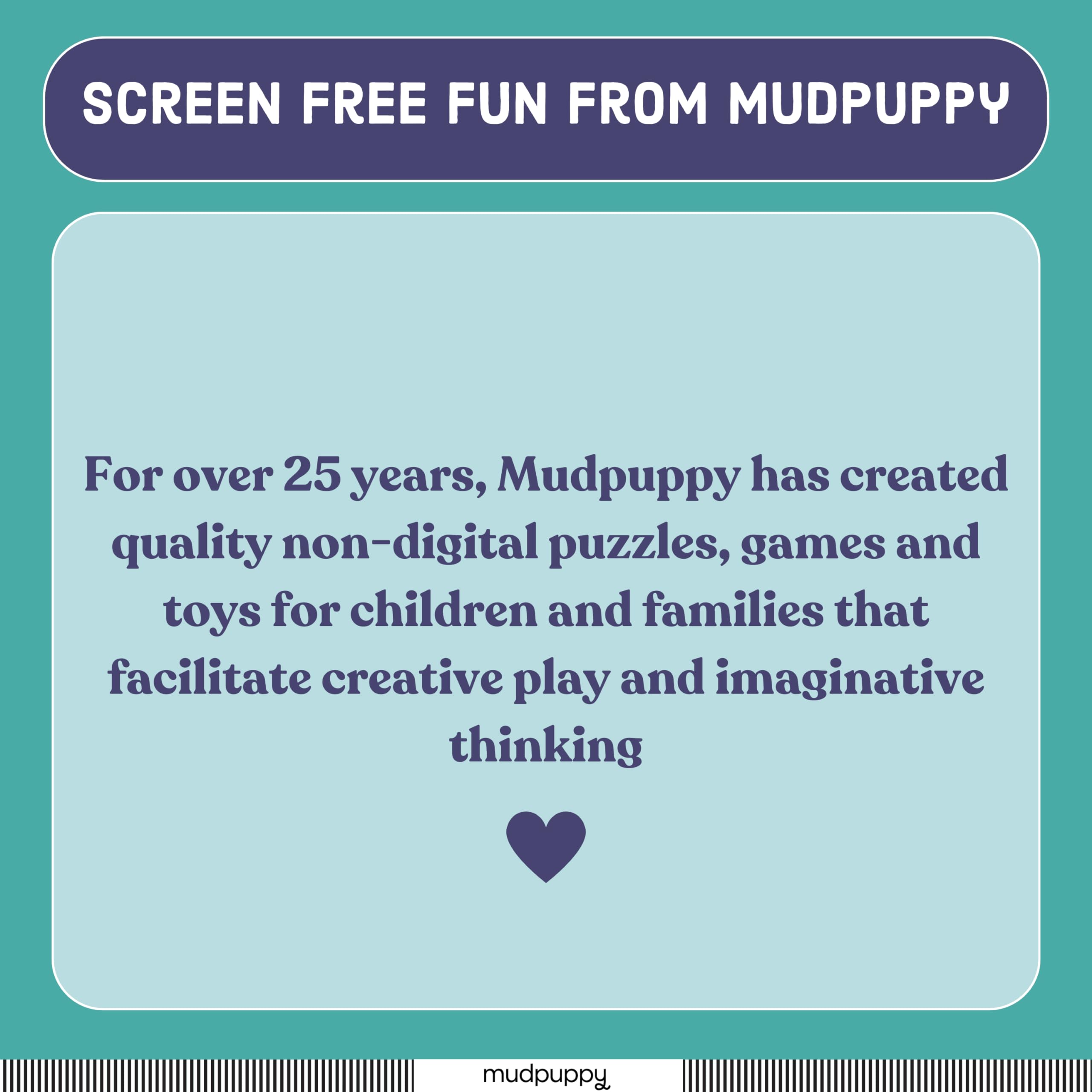 Mudpuppy Arctic Life Puzzle storage box image shows organized pieces after play.