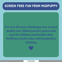 Mudpuppy eco-friendly materials support screen-free, safe play