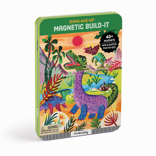 Mudpuppy Dino Mix-Up background scenes spark imaginative prehistoric play for kids