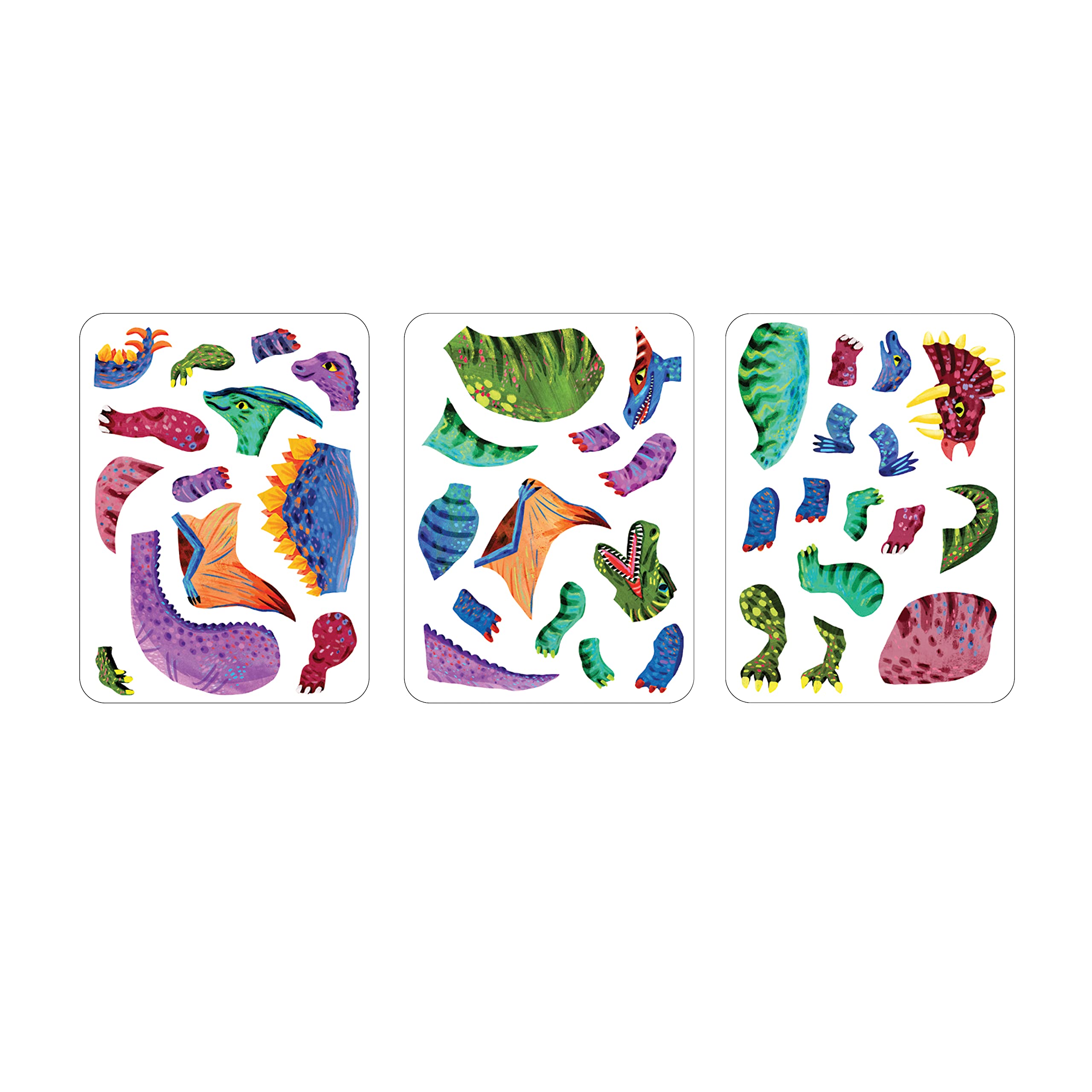 Mudpuppy Dino Mix-Up storage tin keeps play neat and portable for trips